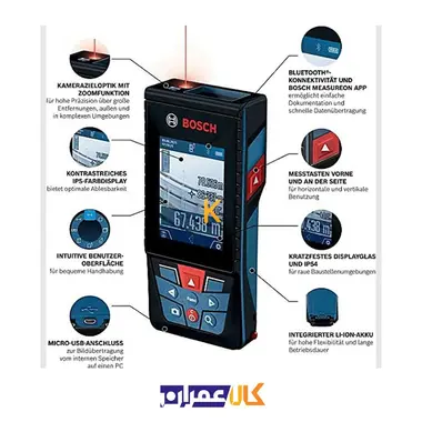 متر لیزری مدل GLM 150-27 C بوش