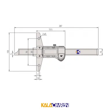 عمق سنج دیجیتال مدل 20-212-571 میتوتویو