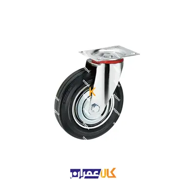 چرخ گردان ورقی مشکی سایز 10 سانتی متر