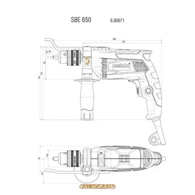 دریل چکشی متابو مدل SBE 650