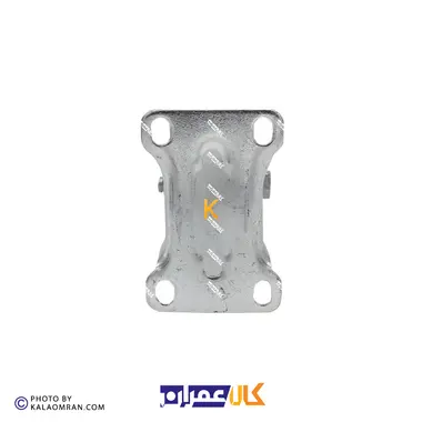 چرخ ثابت لوکس نارنجی پایه سفید سایز 10