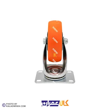 چرخ گردان لوکس نارنجی پایه سفید سایز 10