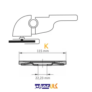 دیسک مدل STLR-125XZK60 برند لوکاس
