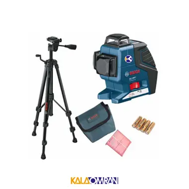 تراز لیزری مدل GLL 3-80 P به همراه سه پایه BT 150 بوش