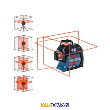 تراز لیزری مدل GLL 3-80 P به همراه سه پایه BT 150 بوش