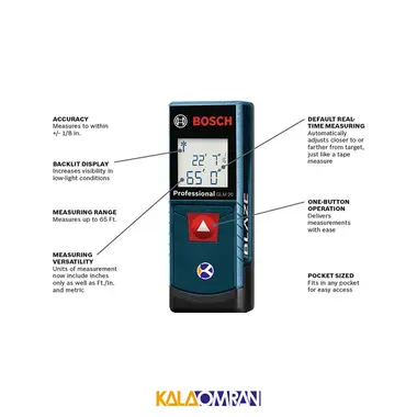 متر لیزری مدل GLM 20 بوش