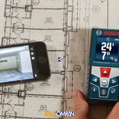متر لیزری مدل GLM 50 C بوش