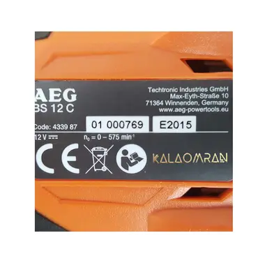 دریل پیچ گوشتی شارژی آاگ مدل BS 12C
