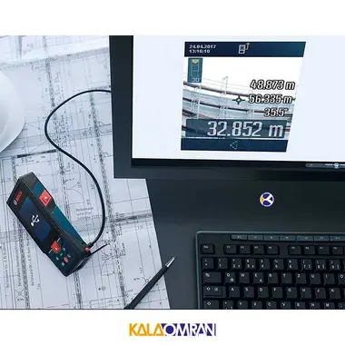 متر لیزری دوربین دار مدل GLM 120 C بوش