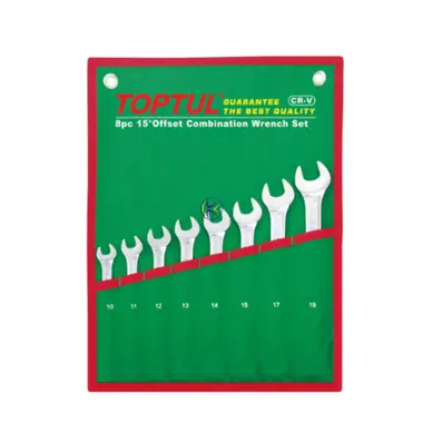 مجموعه 8 عددی آچار یک سر رینگی مدل GAAA0804 تاپ تول TOPTUL