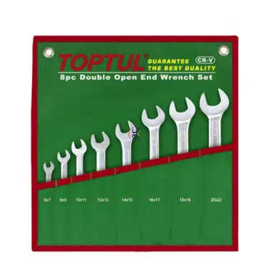 مجموعه 8 عددی آچار دو سر تخت مدل GAAA0812 تاپ تول TOPTUL
