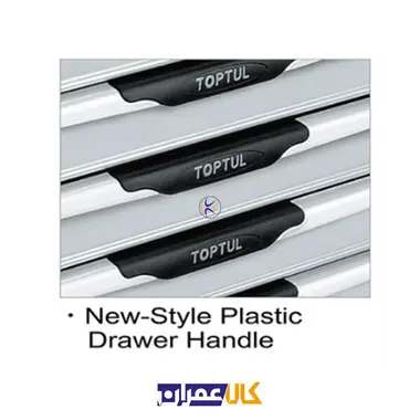 جعبه ابزار 7 کشو چرخ دار (قرمز) بدون ابزار مدل TCAC0702 تاپ تول Toptul