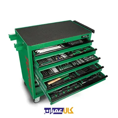 جعبه ابزار 8 کشوئی چرخ دار مدل GT-36001 تاپ تول Toptul