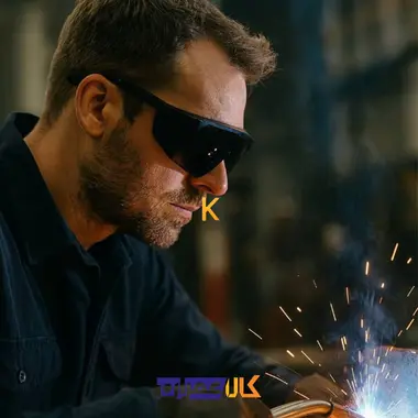 عینک ایمنی دودی مدل FX-3002-S ریندر Reindeer
