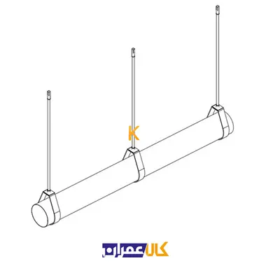 بست اسپرینکلر روکش دار 3″ GSP