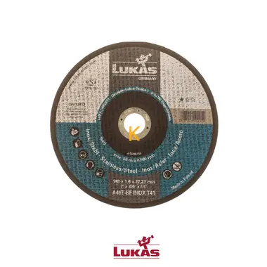 دیسک صفحه استیل بر مدل 1.6x180 لوکاس