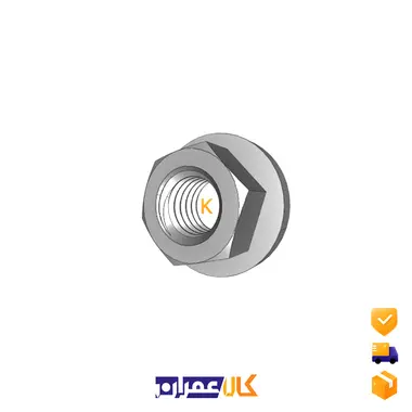 مهره واشر دار سایز 10 میلی متر