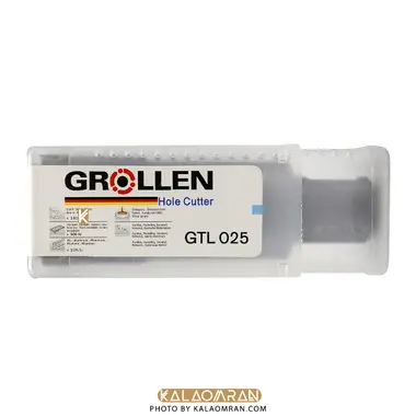 مته گردبر سر الماسه TCT سایز 25 گرولن