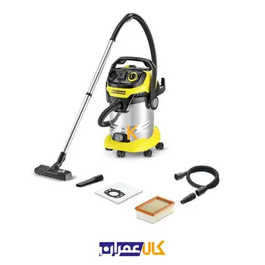 جارو برقی صنعتی آب و خاک مدل WD 6 P Premium کارچر