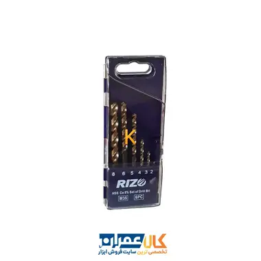 ست 6 عددی مته کبالت HSS 5% مدل SO6PC ریزو