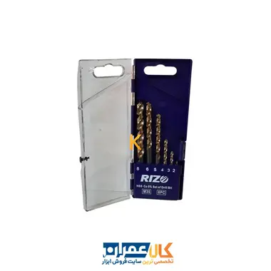 ست 6 عددی مته کبالت HSS 5% مدل SO6PC ریزو