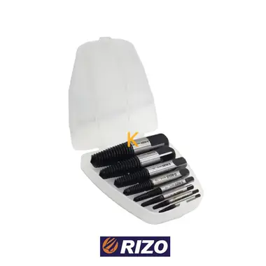 مجموعه 8 عددی مته قلاویز چپ گرد مدل YP-M3/M50 ریزو