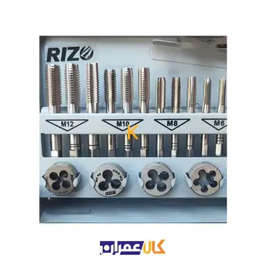 ست 32 عددی قلاویز دستی و حدیده مدل GCR15 ریزو