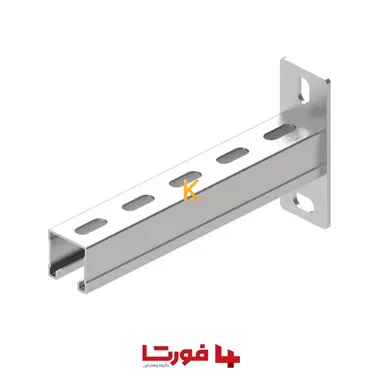 براکت 41×41 دو سوراخ فورتا