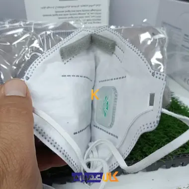 ماسک سوپاپ دار N95 میعاد نوین بسته 12 عددی