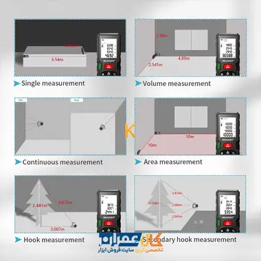 متر لیزری 50 متری D5T مایلسی