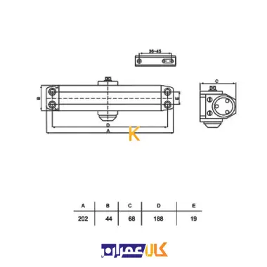 جک آرام بند درب NO.3 بهسازان
