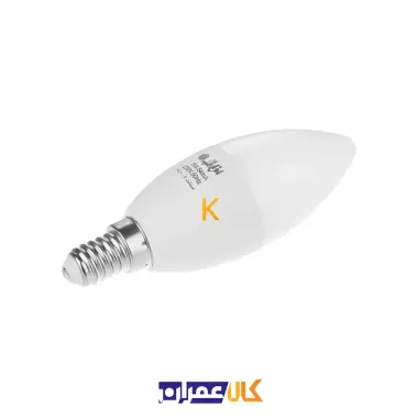 لامپ شمعی 7 وات با سرپیچ E14 افراتاب