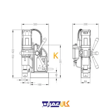 دریل مگنت مدل +ECO.60S یوروبور