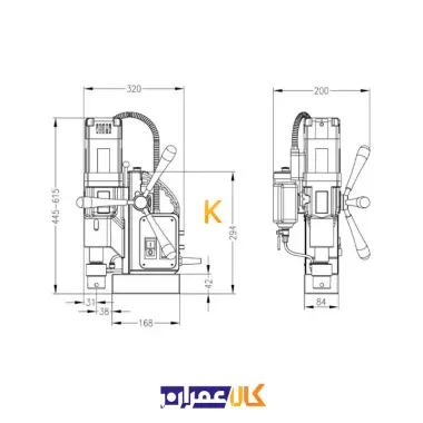 دریل مگنت مدل +ECO.50S یوروبور