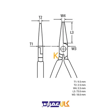 دم باریک فشارقوی مدل 2616200 کنیپکس
