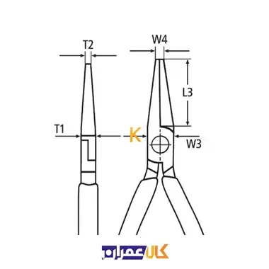 دم باریک فشارقوی مدل 3016160 کنیپکس