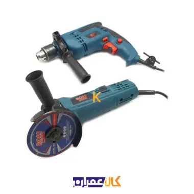 دریل چکشی و مینی فرز LIFE-STYLE باس