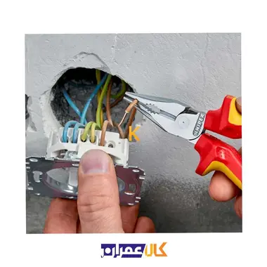 انبردست نوک باریک فشارقوی مدل 0826185 کنیپکس