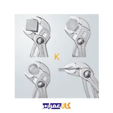 انبر کلاغی 7 اینچ کروم مدل 8703180 کنیپکس