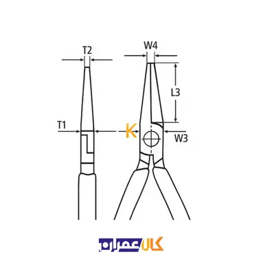 انبر مکانیکی مدل 3895200 کنیپکس