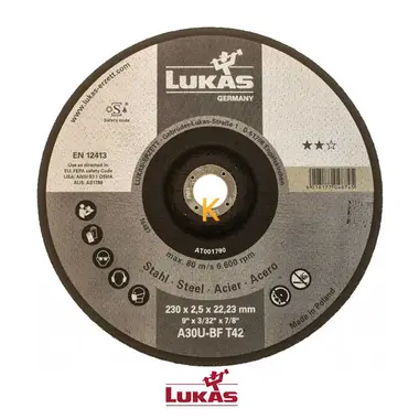 دیسک صفحه آهن بر مدل 2.5x230 لوکاس