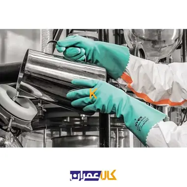 دستکش ایمنی ضد اسید یووکس مدل Profastrong NF33