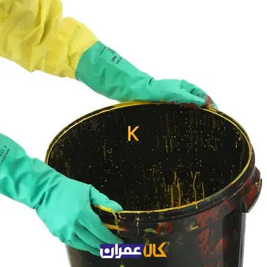 دستکش ایمنی ضد اسید یووکس مدل Profastrong NF33