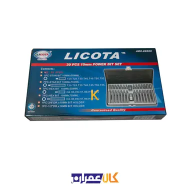 مجموعه 30 عددی بیت ترکس و بکس مدل ABS-80009 لیکوتا