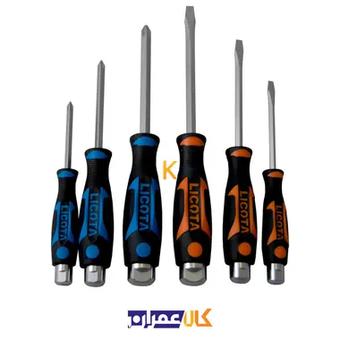 مجموعه 6 عددی پیچ گوشتی مدل ACK-384015 لیکوتا