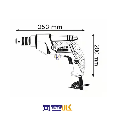 دریل نیمه صنعتی مدل GBM 1000 بوش