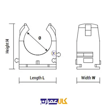 بست پلاستیکی مولتی کلیپ MC 25