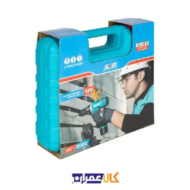 دریل پیچ گوشتی چکشی شارژی براشلس مدل AV-2022 آلور