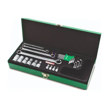 جعبه بکس و آچار 23 پارچه E مدل GAAD2302 تاپ تول TOPTUL
