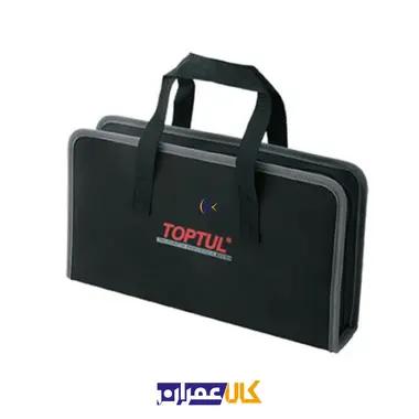 کیف ابزار 19 پارچه برزنتی جواهر سازی مدل GPN-019A تاپ تول Toptul